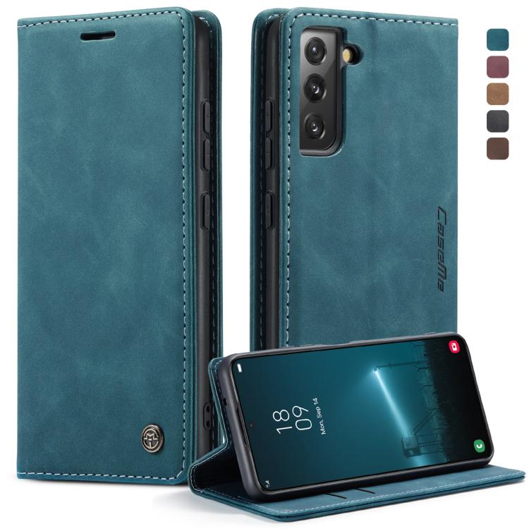 Funda tipo cartera CaseMe 013 de piel esmerilada retro – Samsung Galaxy S22+ y Xiaomi Redmi Note 11 Pro 5G