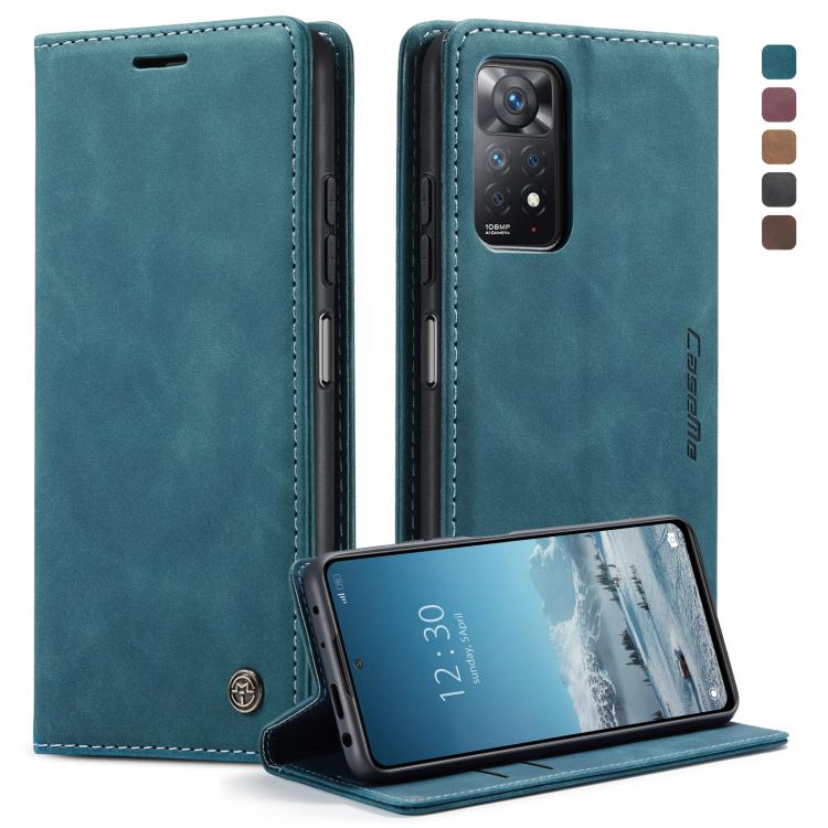 Funda tipo cartera CaseMe 013 de piel esmerilada retro – Samsung Galaxy S22+ y Xiaomi Redmi Note 11 Pro 5G