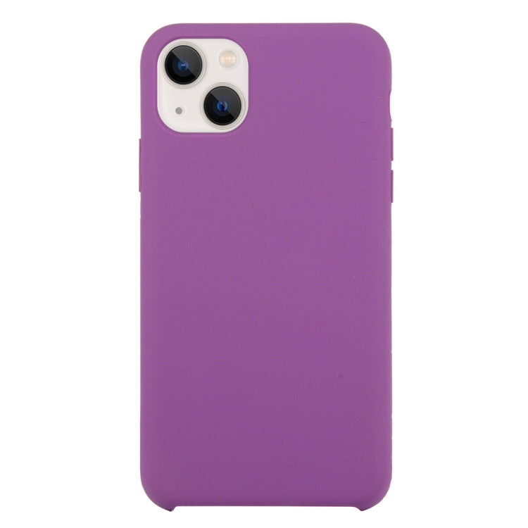Solid Silicone Phone Case for iPhone 13 - Soft Touch Protection