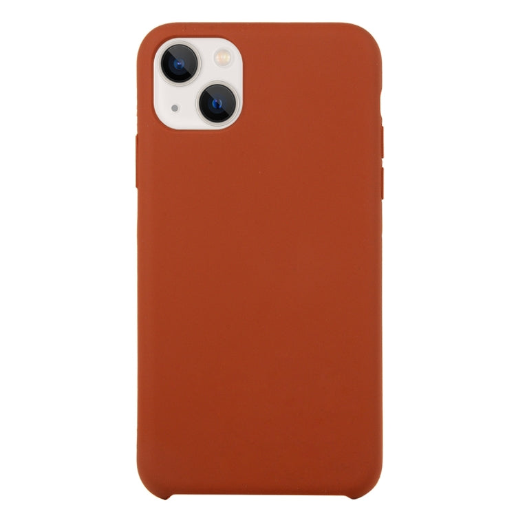 Solid Silicone Phone Case for iPhone 13 - Soft Touch Protection