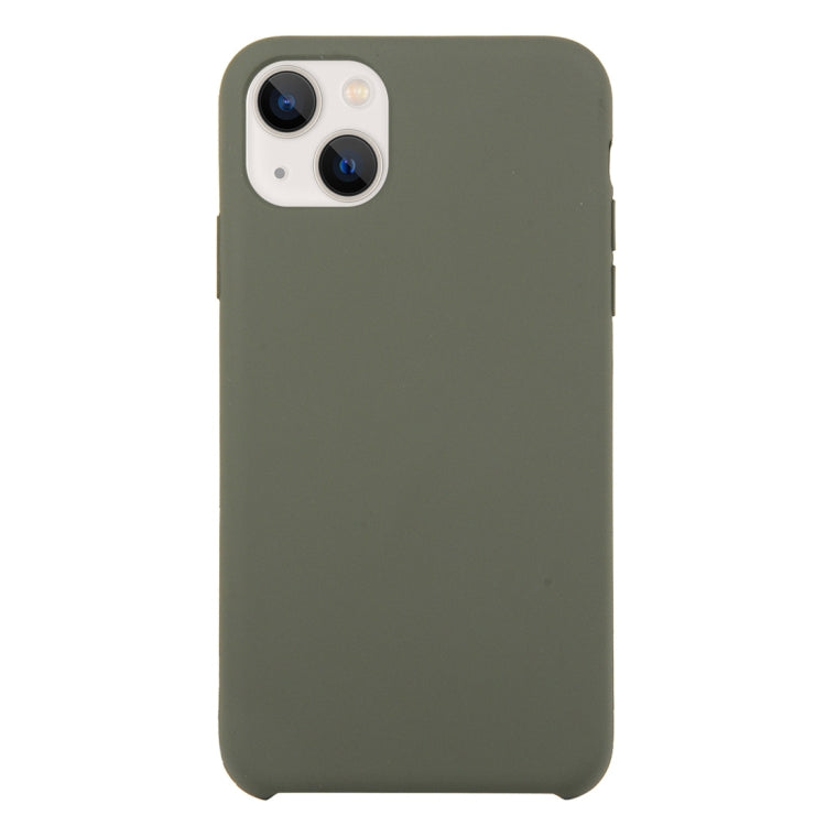 Solid Silicone Phone Case for iPhone 13 - Soft Touch Protection