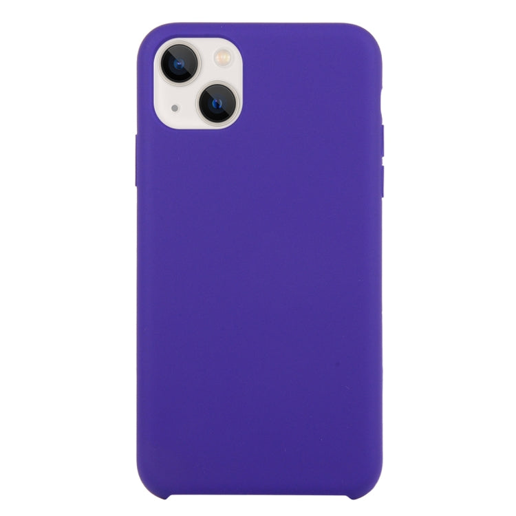 Solid Silicone Phone Case for iPhone 13 - Soft Touch Protection