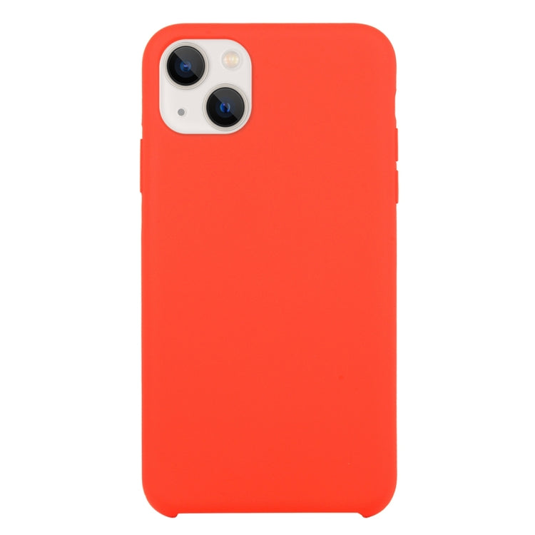 Solid Silicone Phone Case for iPhone 13 - Soft Touch Protection