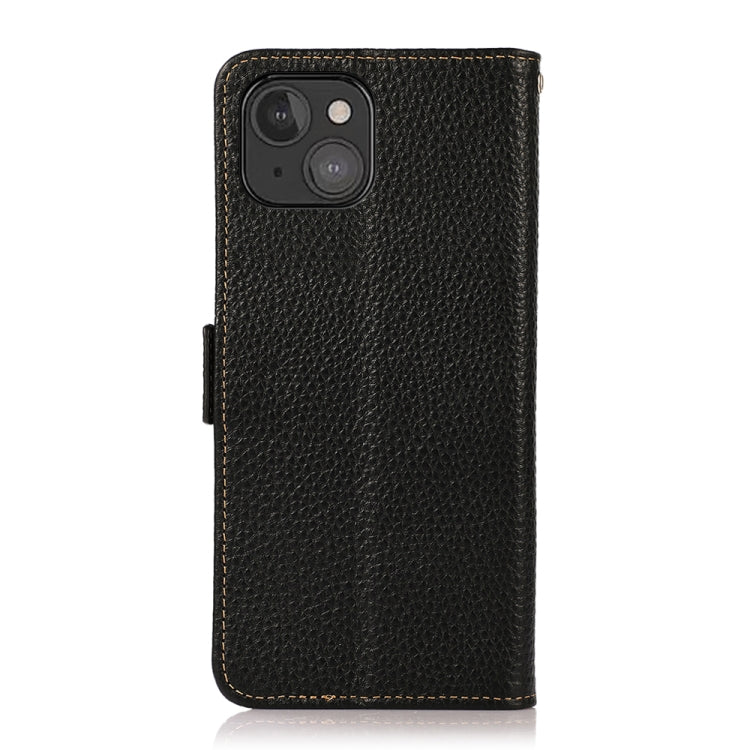 KHAZNEH Genuine Leather RFID Wallet Case with Magnetic Closure – iPhone 12 / 13 Series