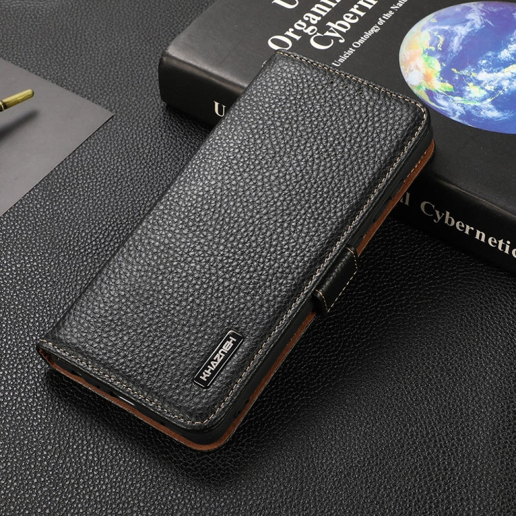 KHAZNEH Genuine Leather RFID Wallet Case with Magnetic Closure – iPhone 12 / 13 Series