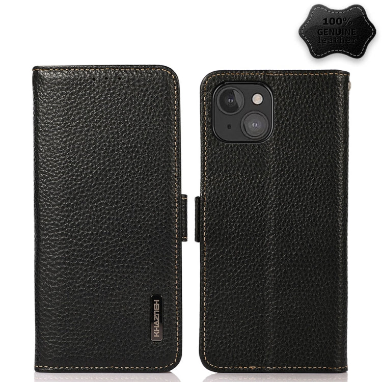 KHAZNEH Genuine Leather RFID Wallet Case with Magnetic Closure – iPhone 12 / 13 Series