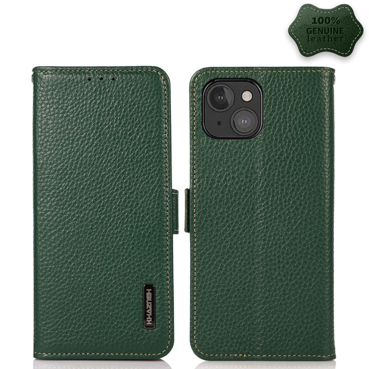 KHAZNEH Genuine Leather RFID Wallet Case with Magnetic Closure – iPhone 12 / 13 Series