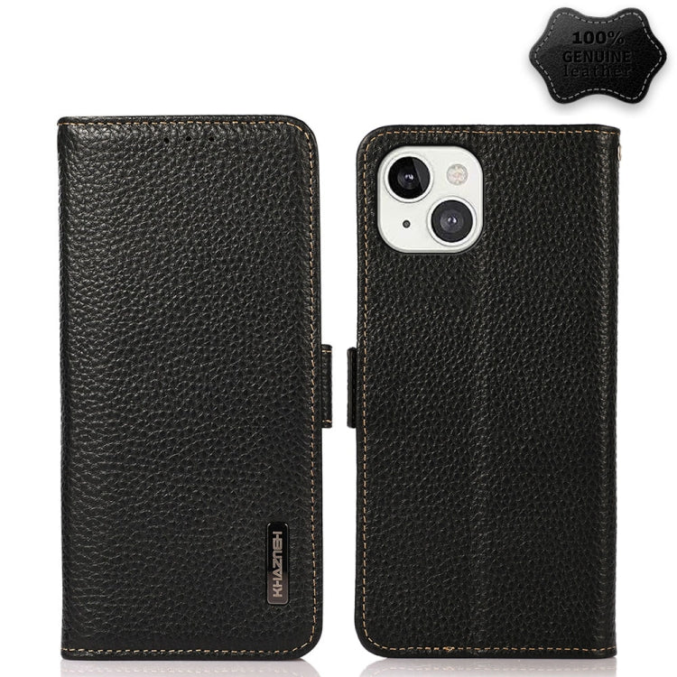 KHAZNEH Genuine Leather RFID Wallet Case with Magnetic Closure – iPhone 12 / 13 Series