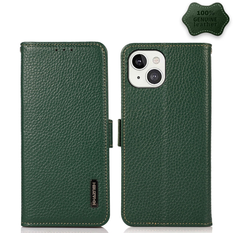 KHAZNEH Genuine Leather RFID Wallet Case with Magnetic Closure – iPhone 12 / 13 Series