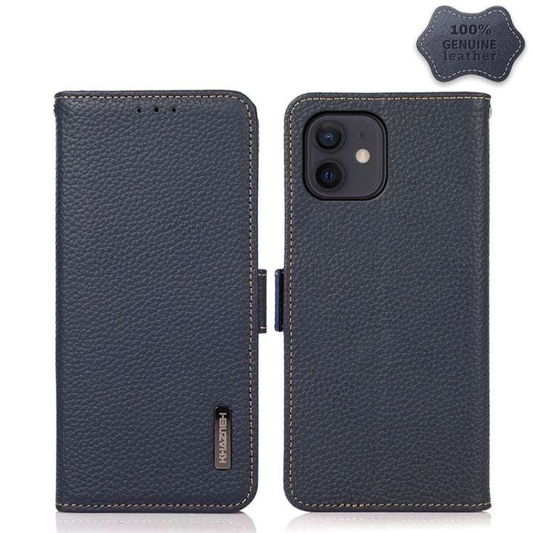 KHAZNEH Genuine Leather RFID Wallet Case with Magnetic Closure – iPhone 12 / 13 Series