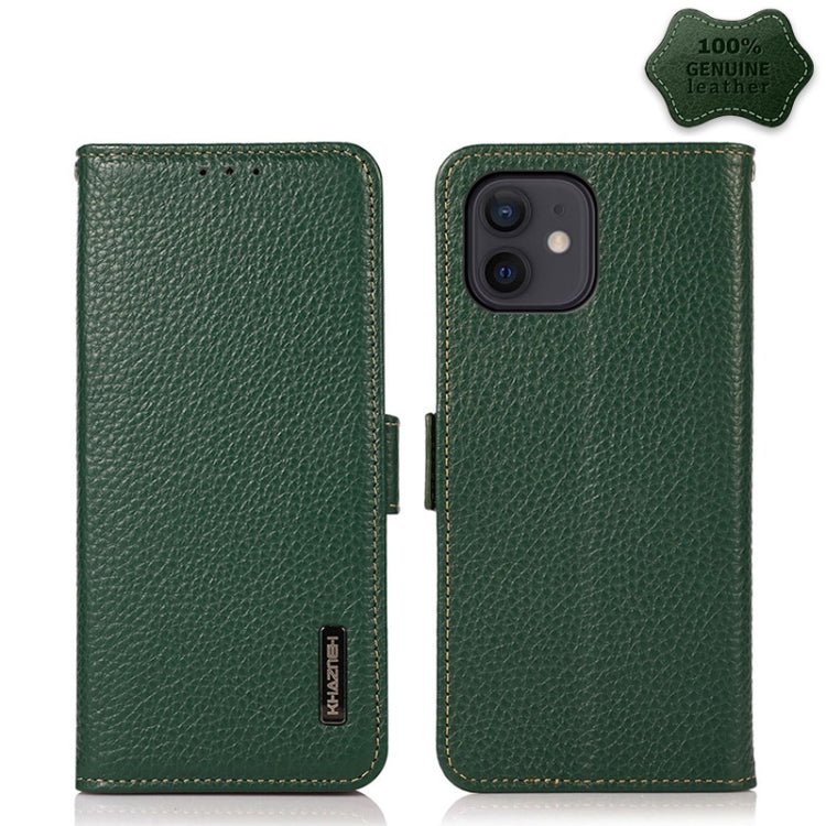 KHAZNEH Genuine Leather RFID Wallet Case with Magnetic Closure – iPhone 12 / 13 Series