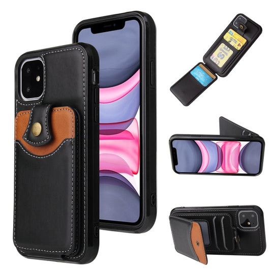 Lederhülle mit Kartenfächern – iPhone 11 Pro / 11 / SE / XS Max / 8 / 7