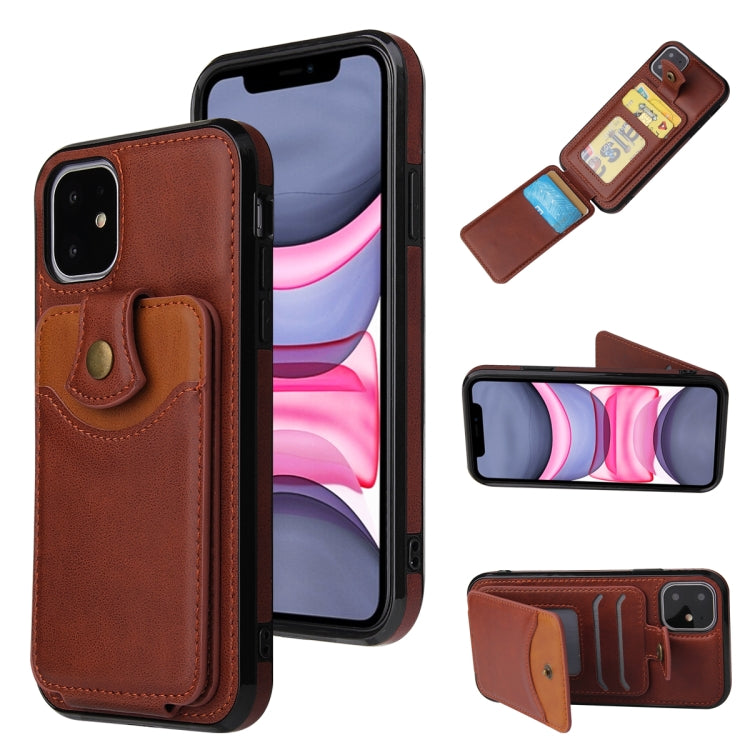 Leather Wallet Phone Case with Card Slots – iPhone 11 Pro / 11 / SE / XS Max / 8 / 7