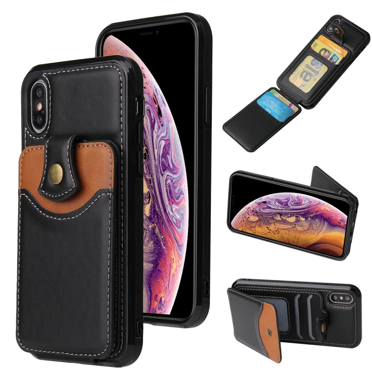 Leather Wallet Phone Case with Card Slots – iPhone 11 Pro / 11 / SE / XS Max / 8 / 7