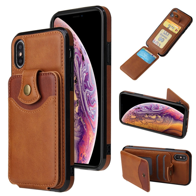 Leather Wallet Phone Case with Card Slots – iPhone 11 Pro / 11 / SE / XS Max / 8 / 7