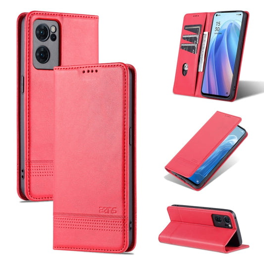 AZNS Magnetic Flip Leather Phone Case with Card Slots & Wallet