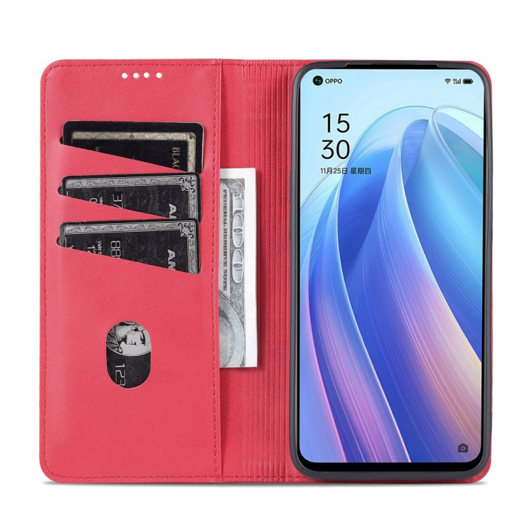 AZNS Magnetic Flip Leather Phone Case with Card Slots & Wallet
