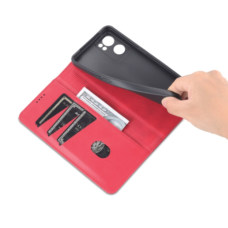 AZNS Magnetic Flip Leather Phone Case with Card Slots & Wallet