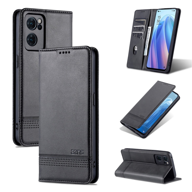 AZNS Magnetic Flip Leather Phone Case with Card Slots & Wallet