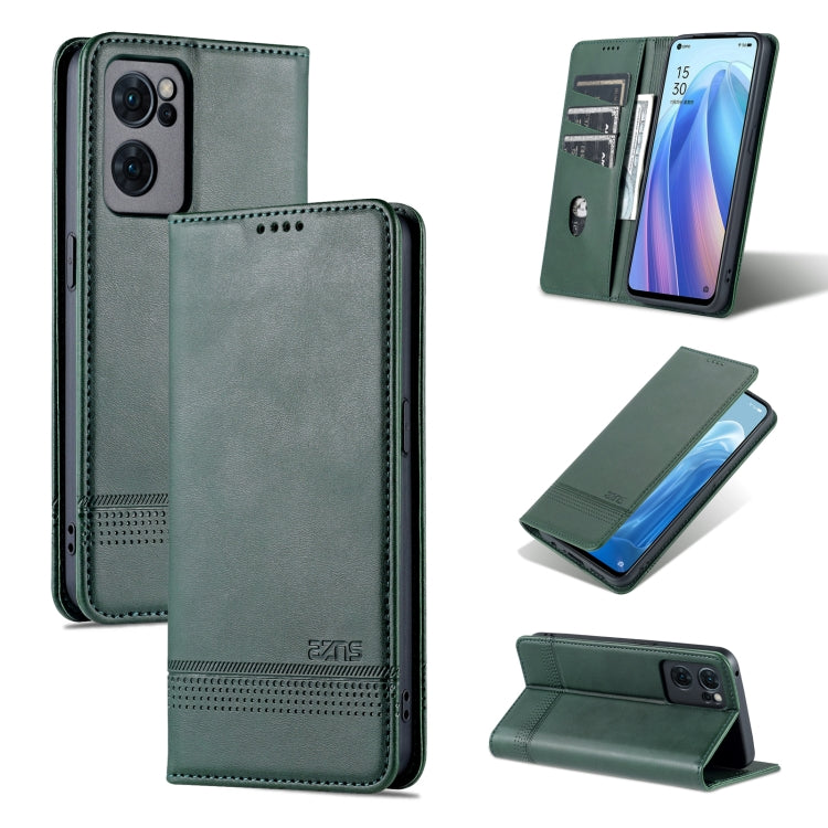 AZNS Magnetic Flip Leather Phone Case with Card Slots & Wallet