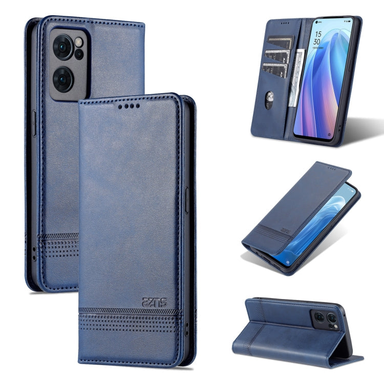 AZNS Magnetic Flip Leather Phone Case with Card Slots & Wallet