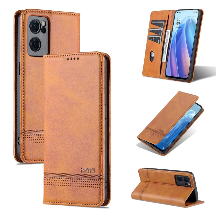 AZNS Magnetic Flip Leather Phone Case with Card Slots & Wallet