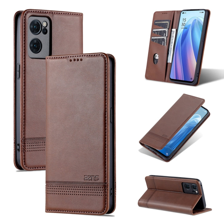 AZNS Magnetic Flip Leather Phone Case with Card Slots & Wallet