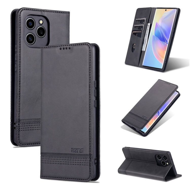 AZNS Magnetic Flip Leather Phone Case with Card Slots & Wallet