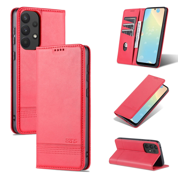 AZNS Magnetic Flip Leather Phone Case with Card Slots & Wallet