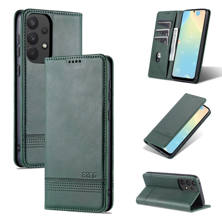 AZNS Magnetic Flip Leather Phone Case with Card Slots & Wallet