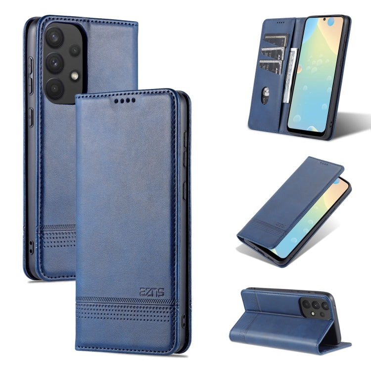 AZNS Magnetic Flip Leather Phone Case with Card Slots & Wallet
