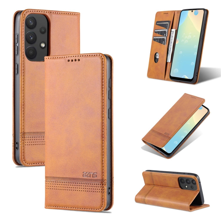 AZNS Magnetic Flip Leather Phone Case with Card Slots & Wallet