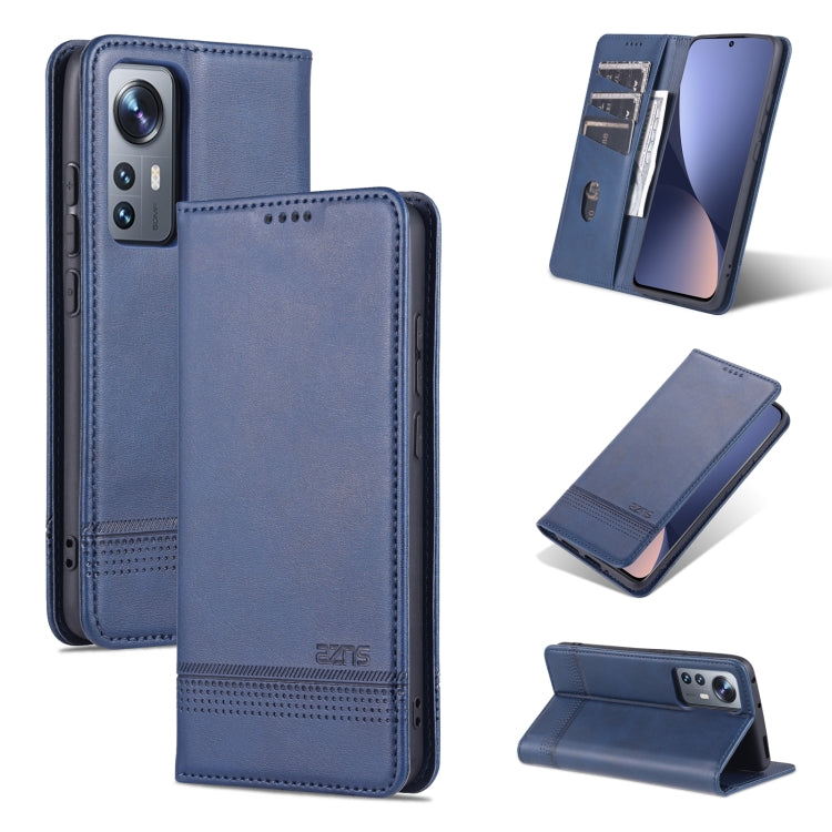 AZNS Magnetic Flip Leather Phone Case with Card Slots & Wallet