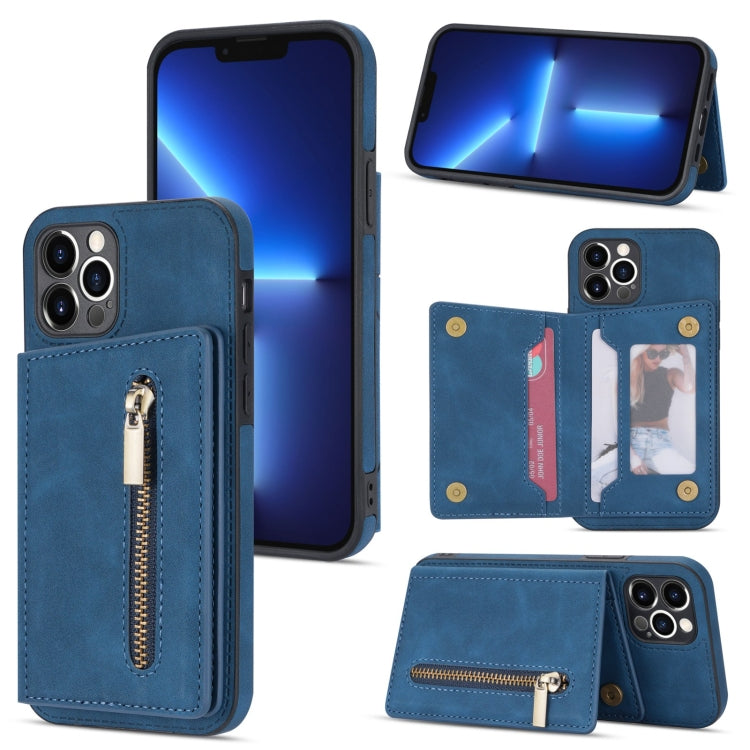Handyhülle mit Reißverschluss-Kartenhalter, für iPhone 12, für iPhone 12 Pro Max, für iPhone 11, für iPhone 11 Pro
