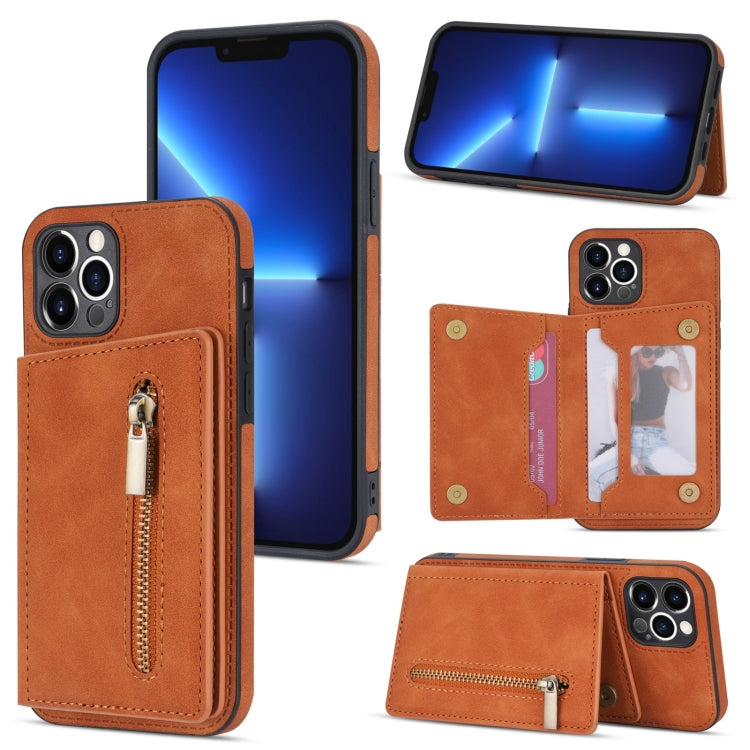 Handyhülle mit Reißverschluss-Kartenhalter, für iPhone 12, für iPhone 12 Pro Max, für iPhone 11, für iPhone 11 Pro
