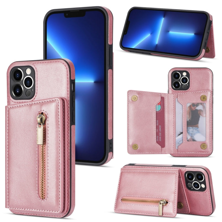 Handyhülle mit Reißverschluss-Kartenhalter, für iPhone 12, für iPhone 12 Pro Max, für iPhone 11, für iPhone 11 Pro