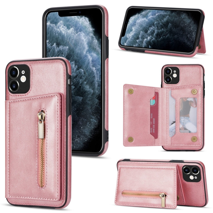 Handyhülle mit Reißverschluss-Kartenhalter, für iPhone 12, für iPhone 12 Pro Max, für iPhone 11, für iPhone 11 Pro