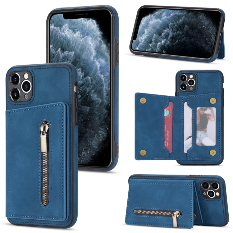 Handyhülle mit Reißverschluss-Kartenhalter, für iPhone 12, für iPhone 12 Pro Max, für iPhone 11, für iPhone 11 Pro