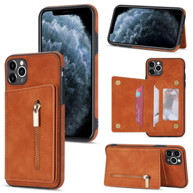 Handyhülle mit Reißverschluss-Kartenhalter, für iPhone 12, für iPhone 12 Pro Max, für iPhone 11, für iPhone 11 Pro