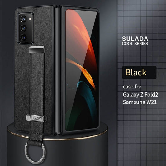 SULADA Cool Series PC + Handyhülle mit Ledertextur und Stoßfestigkeit, Für Samsung Galaxy Z Fold2, Für Samsung Galaxy Z Flip3, Für iPhone 12 Pro, Für iPhone 12 Pro Max