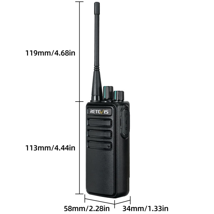 RETEVIS RB29 FRS Walkie Talkie – 1 Pair, VOX, 16 Channels, No Licence Required
