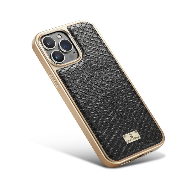 Handyhülle aus PU mit Schlangenledertextur und Galvanisierung, für iPhone 13, für iPhone 13 Pro, für iPhone 13 Pro Max, für iPhone 12 / 12 Pro, für iPhone 12 Pro Max, für iPhone 11