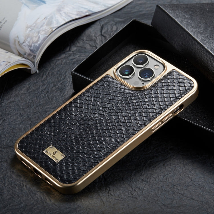 Handyhülle aus PU mit Schlangenledertextur und Galvanisierung, für iPhone 13, für iPhone 13 Pro, für iPhone 13 Pro Max, für iPhone 12 / 12 Pro, für iPhone 12 Pro Max, für iPhone 11