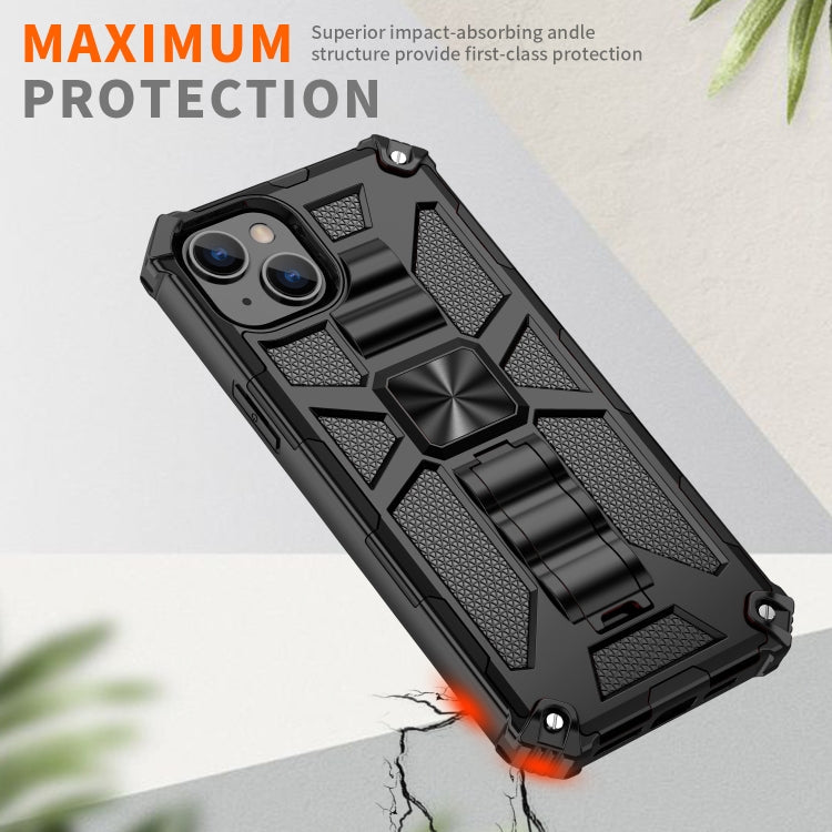 Panzer Stoßfeste Magnethülle mit Halterung – iPhone 14 Serie