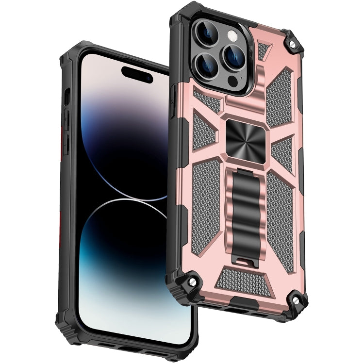 Panzer Stoßfeste Magnethülle mit Halterung – iPhone 14 Serie