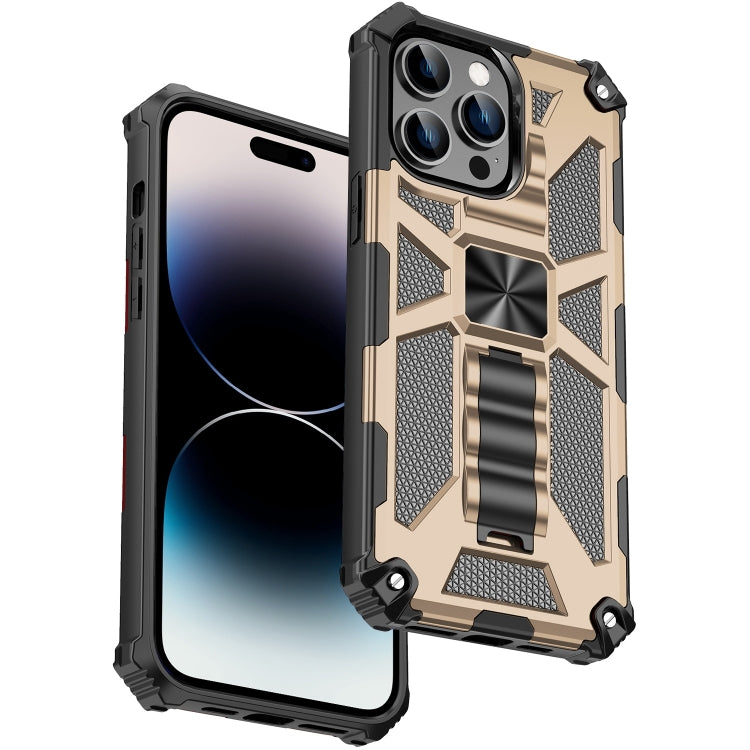 Panzer Stoßfeste Magnethülle mit Halterung – iPhone 14 Serie