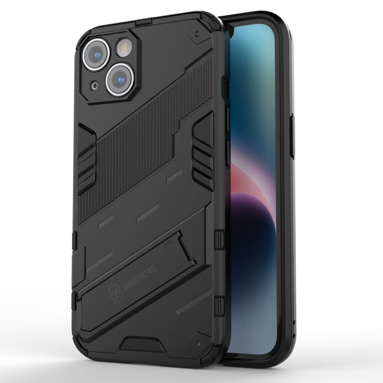 Funda de Teléfono Punk Armor 2 en 1 PC + TPU, Para iPhone 14, Para iPhone 14 Plus, Para iPhone 14 Pro