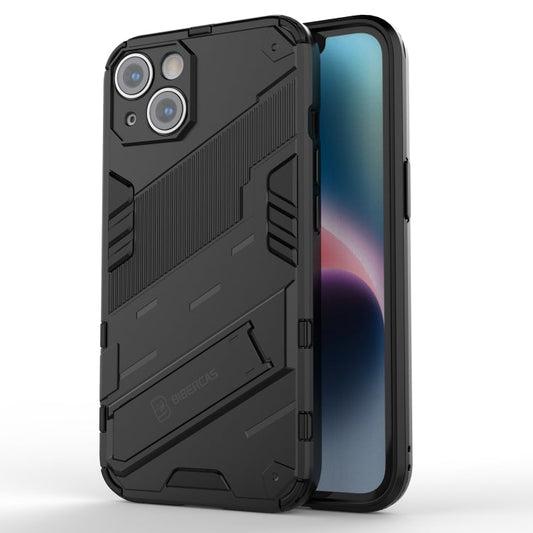 Funda de Teléfono Punk Armor 2 en 1 PC + TPU, Para iPhone 14, Para iPhone 14 Plus, Para iPhone 14 Pro