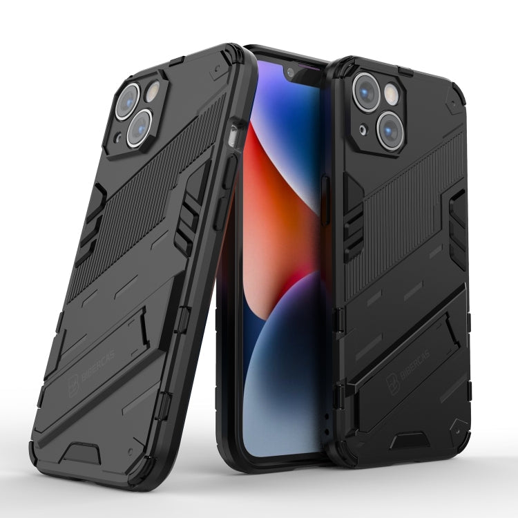 Funda de Teléfono Punk Armor 2 en 1 PC + TPU, Para iPhone 14, Para iPhone 14 Plus, Para iPhone 14 Pro