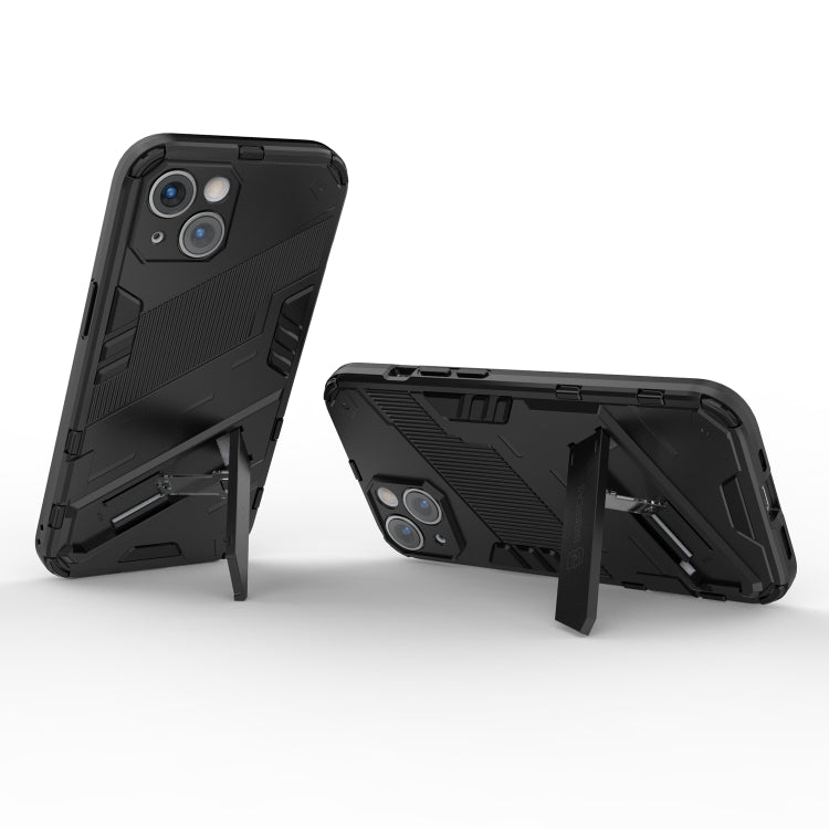 Funda de Teléfono Punk Armor 2 en 1 PC + TPU, Para iPhone 14, Para iPhone 14 Plus, Para iPhone 14 Pro